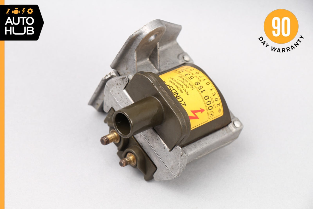 86-93 Mercedes R129 500SL 300TE 300SEL Ignition Coil w/ Cover 0001585303 OEM - photo 3