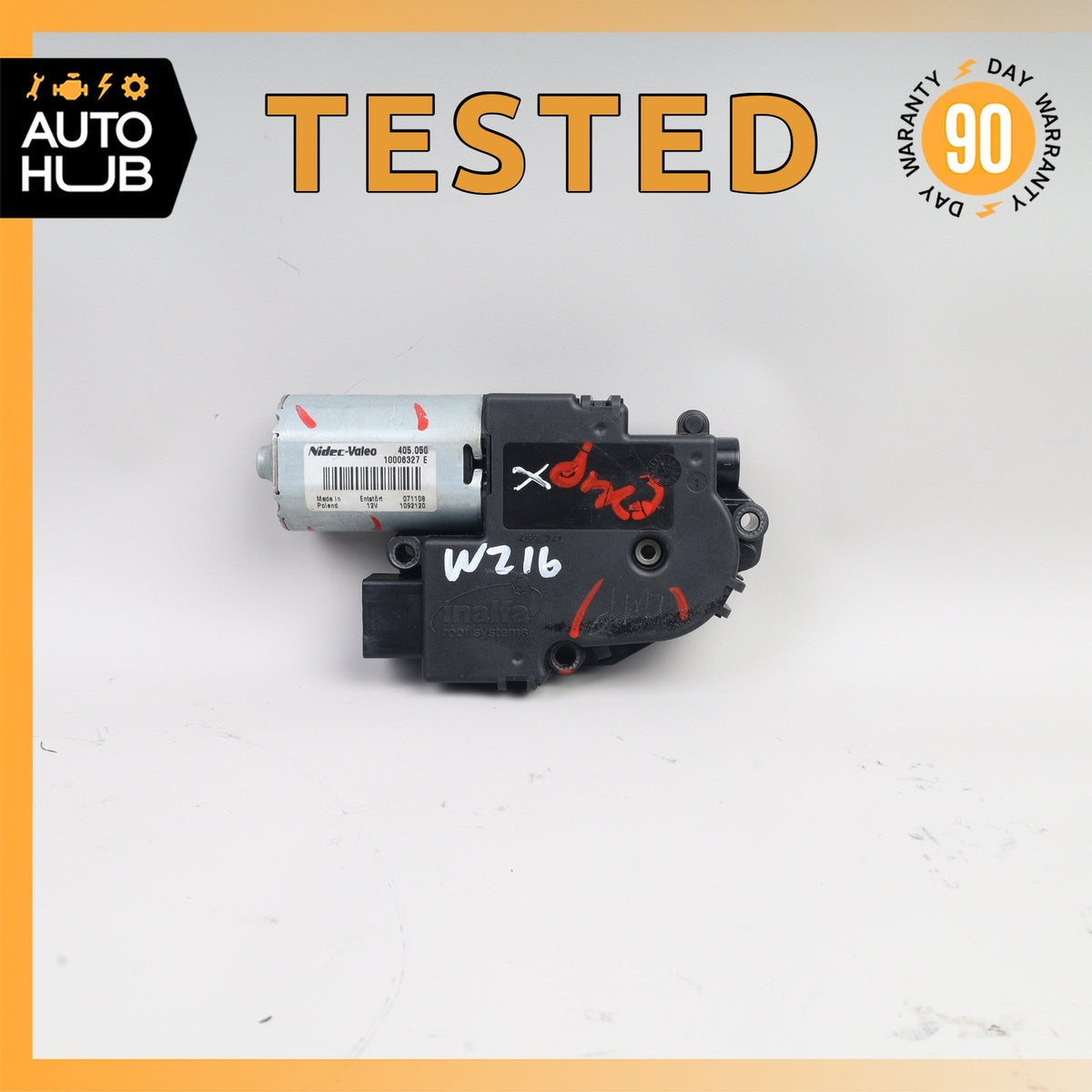 07-14 Mercedes W216 CL550 CL600 CL63 AMG Sunroof Sun Roof Motor 2168200042 OEM - photo 1