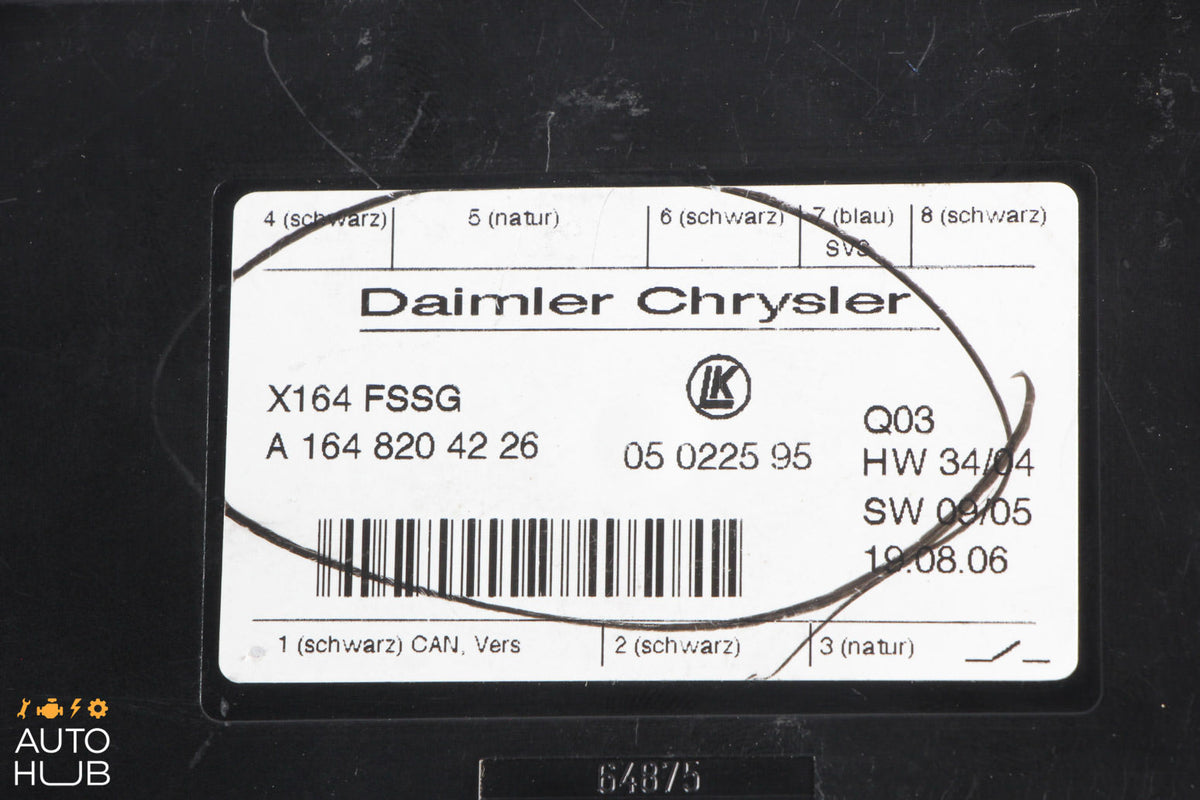 07-12 Mercedes X164 GL450 GL550 Third Seat Row Power Folding Control Module OEM - photo 10