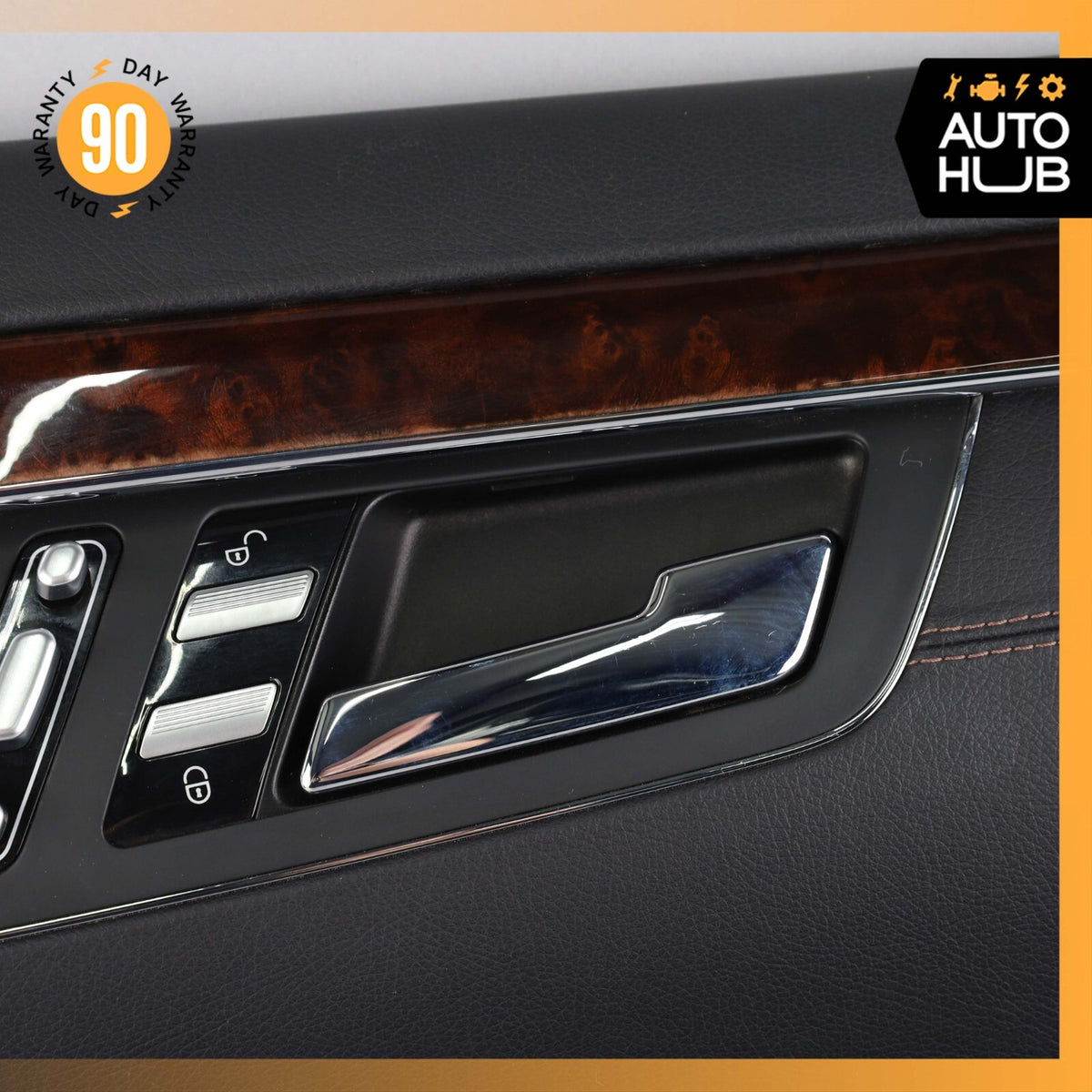 10-13 Mercedes W221 S63 S550 Front Right Side Interior Door Panel Black OEM 36k - photo 10