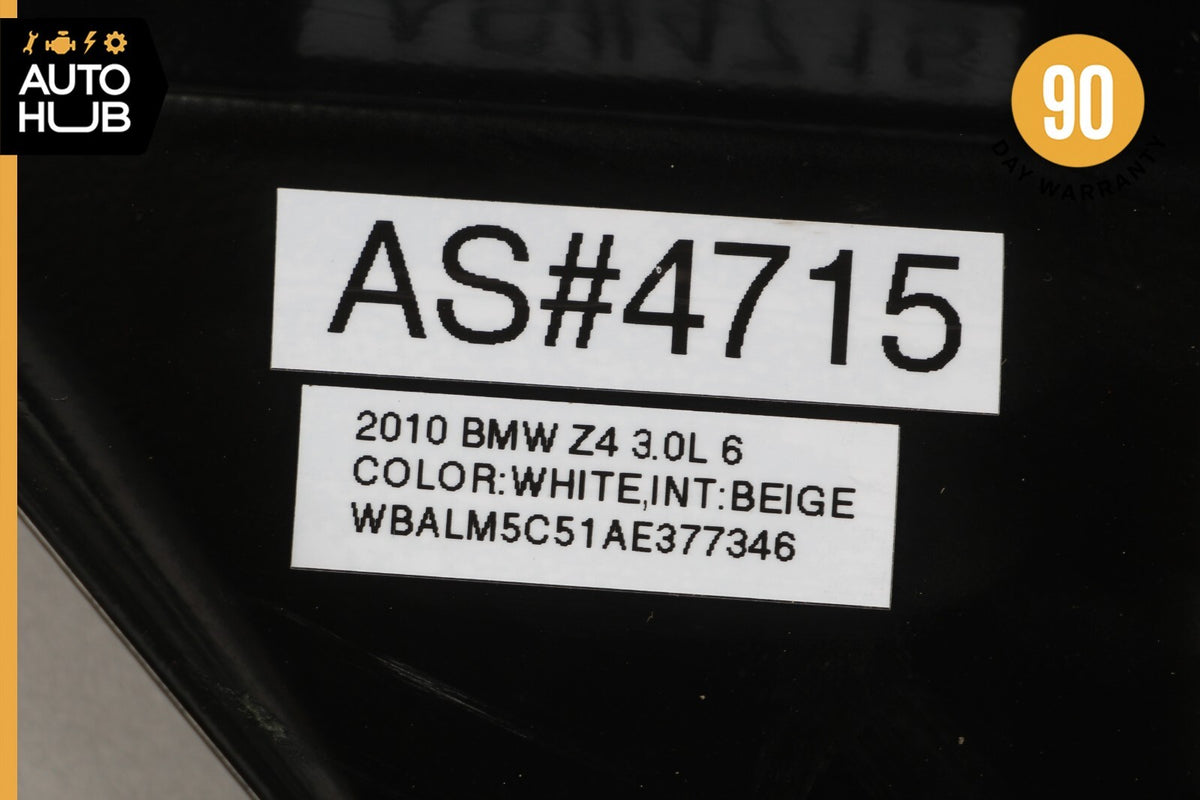 09-16 BMW Z4 E89 Rear Left Driver Quarter Window Regulator Motor OEM - photo 12