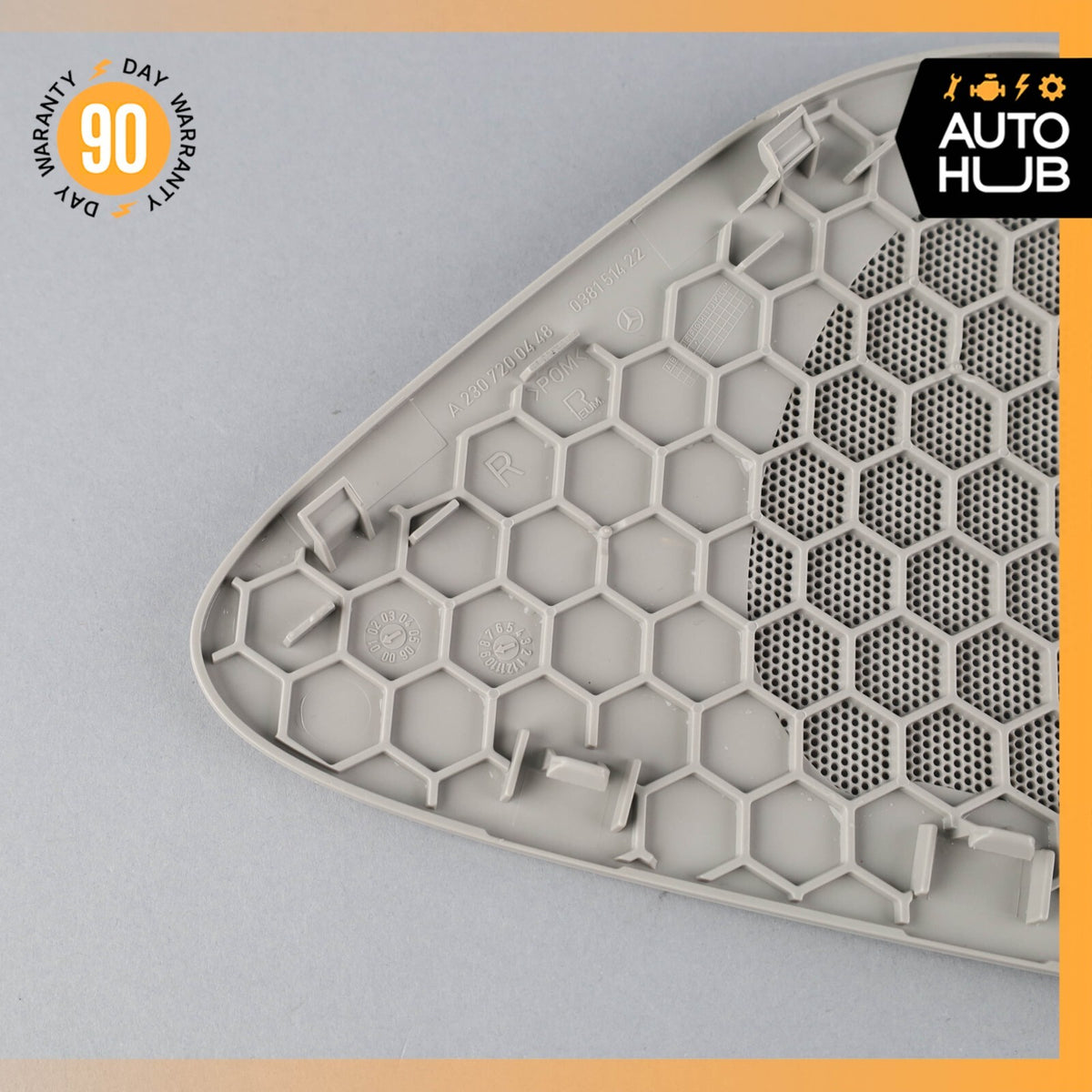 03-12 Mercedes R230 SL500 SL55 AMG SL550 Door Speaker Cover Right Side OEM - photo 6