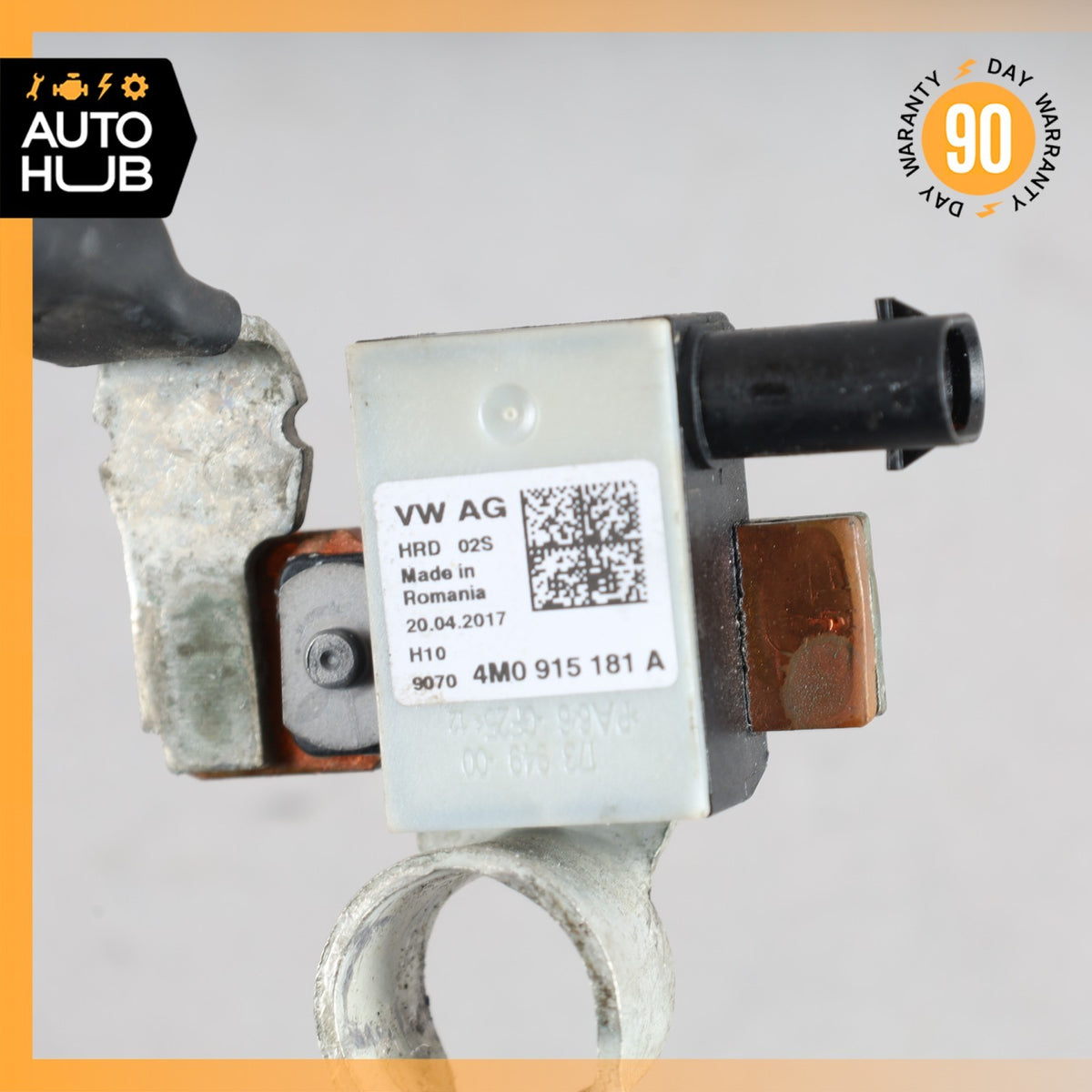 Porsche 991 911 Engine Battery Negative Earth Cable 4M0915181A OEM 24k - photo 9