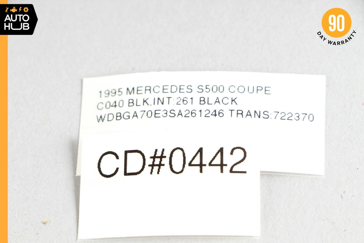92-99 Mercedes W140 S500 CL500 S420 Rear Window Regulator Control Switch Button - photo 12