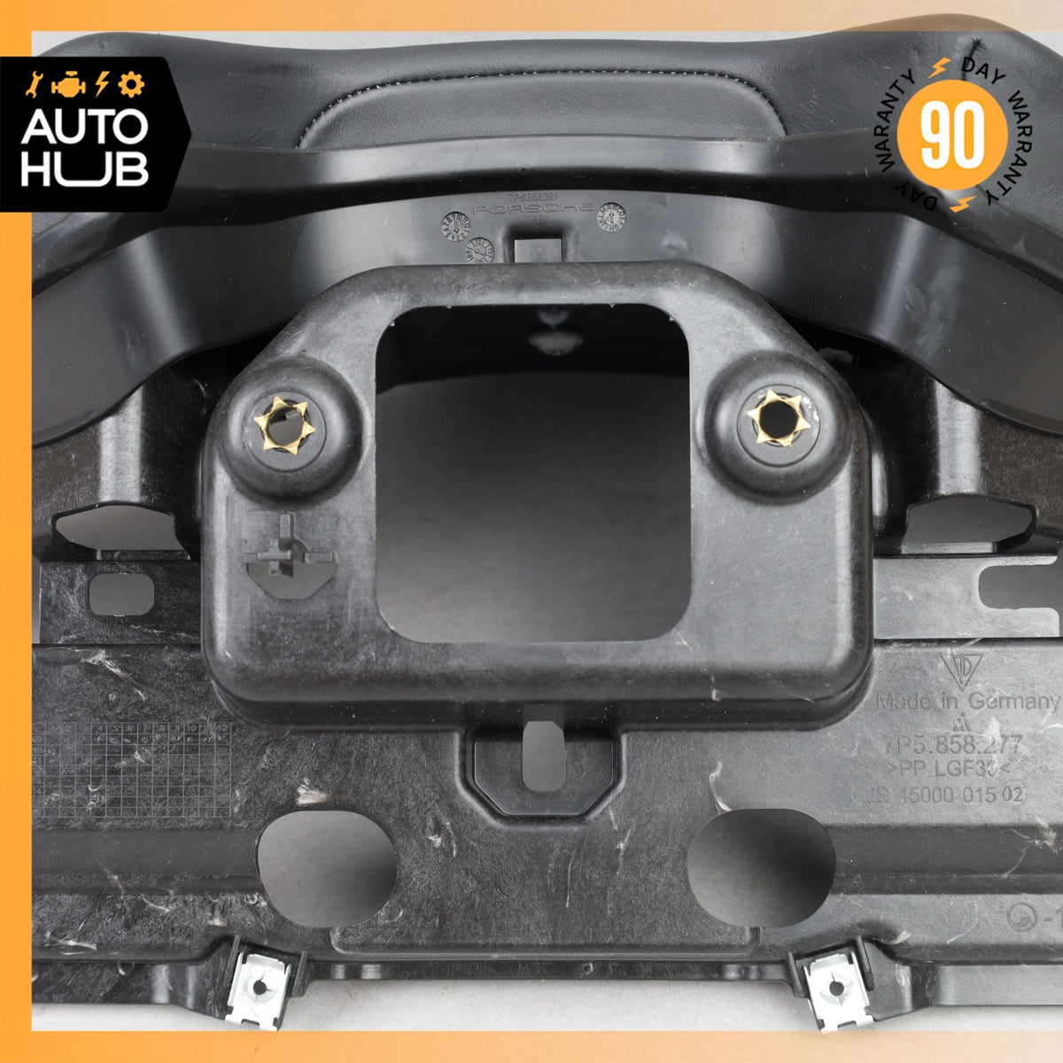 11-18 Porsche Cayenne 958 Upper Dashboard Dash Board Cluster Cover Black OEM - photo 10