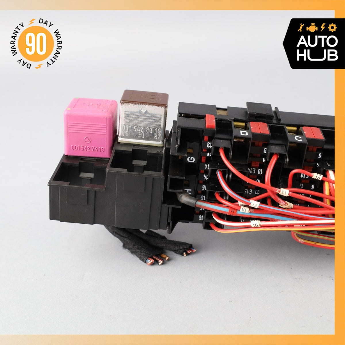 92-99 Mercedes W140 CL600 S500 Rear SAM Fuse Box Relay Control OEM - photo 9
