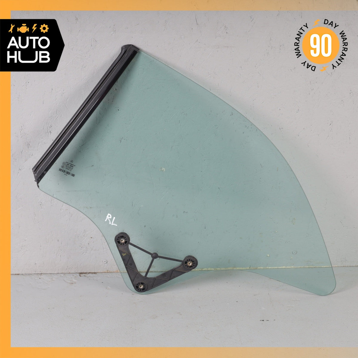11-17 Mercedes W207 E350 Convertible Rear Left Quarter Window Glass OEM 21k - photo 2