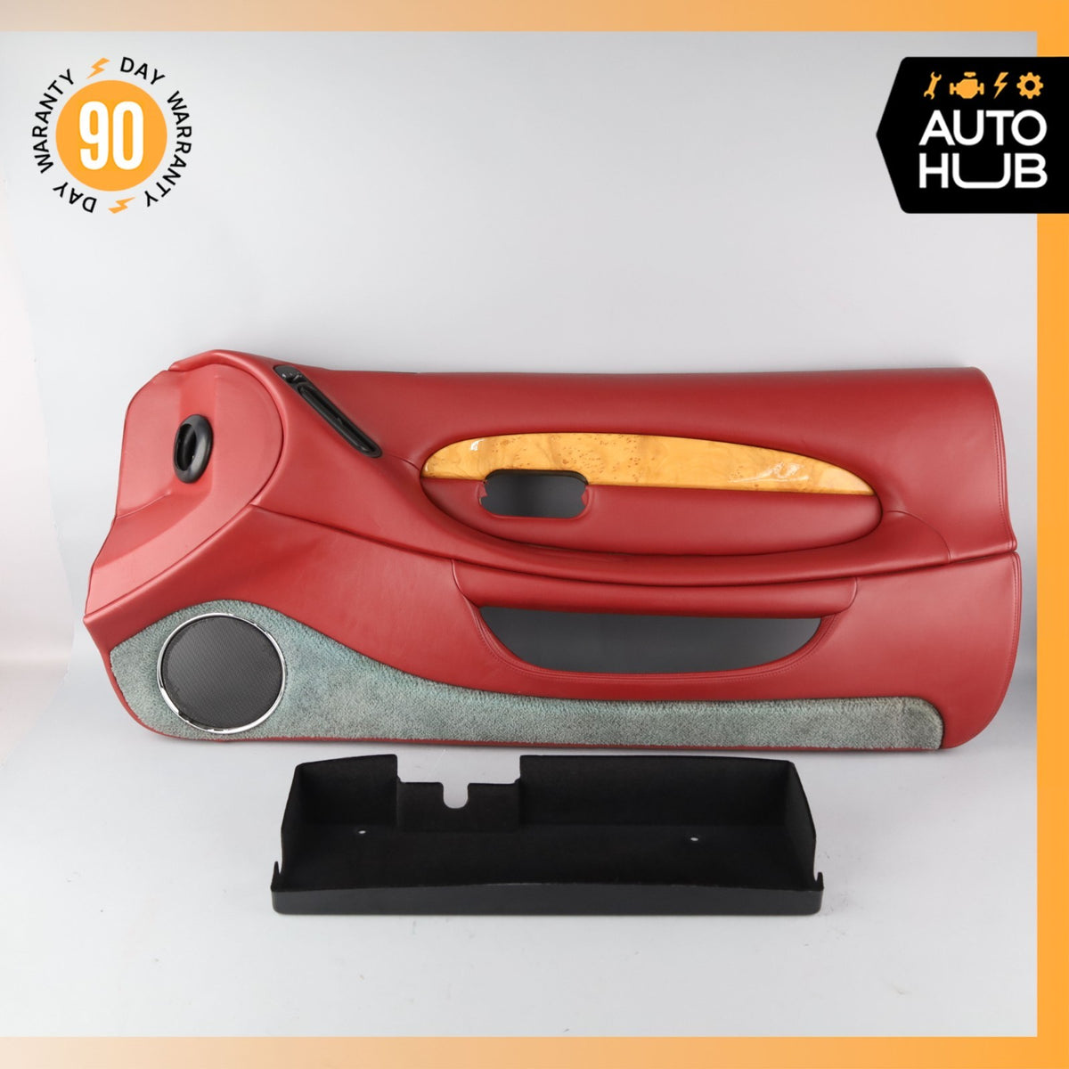 00-04 Aston Martin DB7 Vantage Front Right Passenger Door Panel Red OEM 35k - photo 2