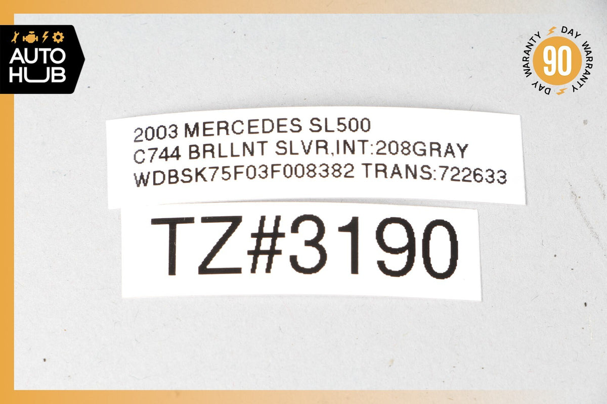 2003 Mercedes R230 SL500 Rear Brake Pad & ABS Wheel Speed Wear Sensor Wiring OEM - photo 12