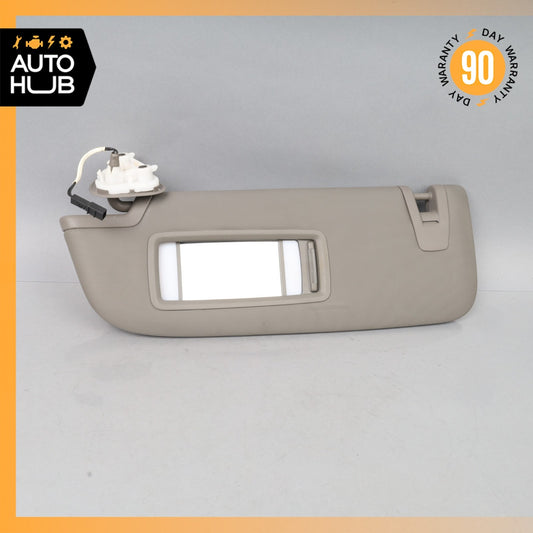10-16 Porsche Panamera Left Driver Side Sun Visor Sunvisor Gray OEM 70k - photo 1