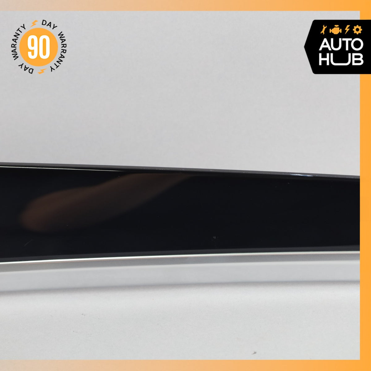 Porsche Panamera 970 Front Right Door Panel Molding w/ Switch Piano Black OEM - photo 5