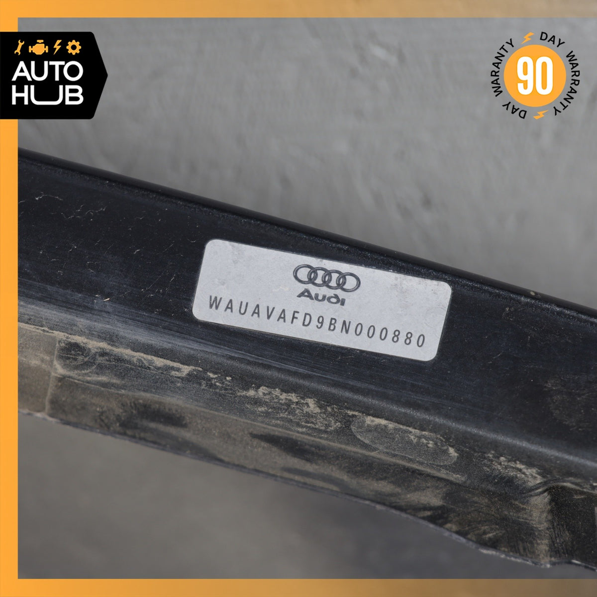 11-18 Audi D4 A8L S8 Left Driver Side Fender Wing Panel Black OEM - photo 20