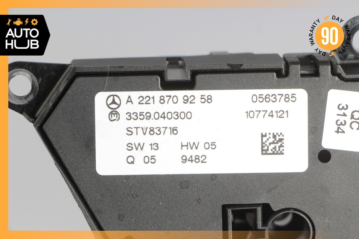 07-14 Mercedes W221 S550 CL550 Front Left Driver Seat Control Memory Switch OEM - photo 9