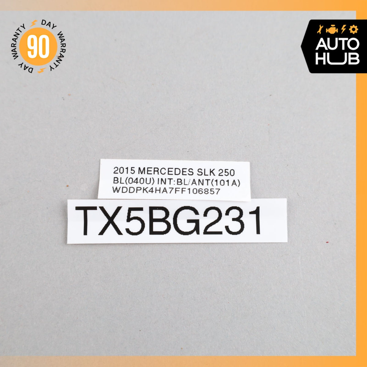12-20 Mercedes R172 SLK250 SLC300 Front Right Seat Side Airbag Air Bag OEM 40k - photo 10