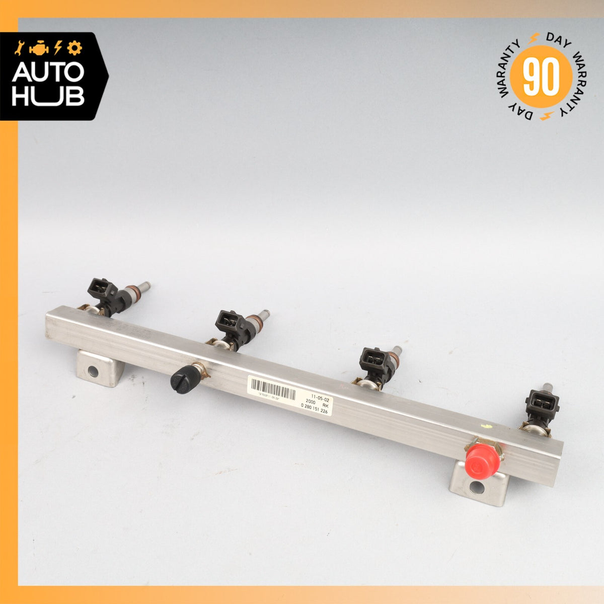 Maserati GranTurismo M145 Fuel Injection Rail Line w/ Injectors Left Side OEM - photo 8