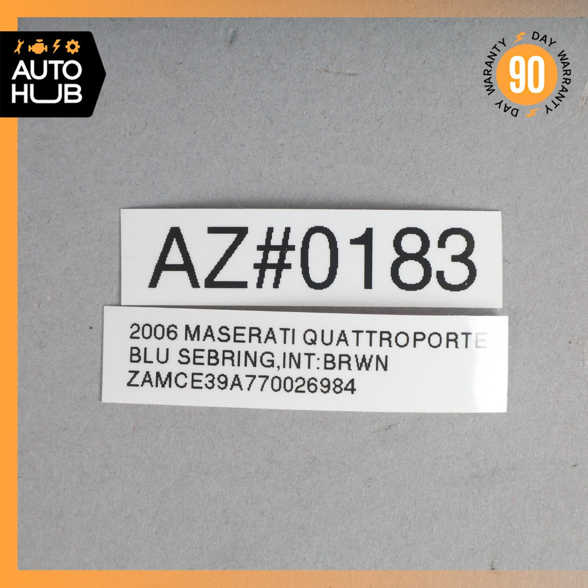 03-13 Maserati Quattroporte M139 Rear Right or Left Seat Headrest Beige OEM 79k - photo 10