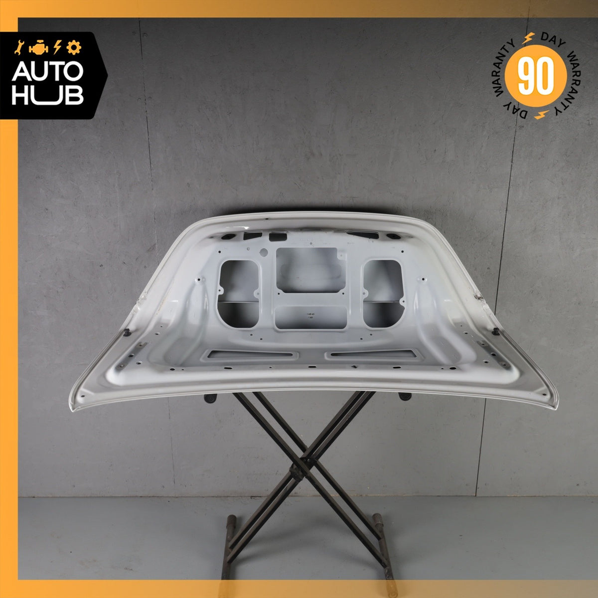 17-20 Mercedes W213 E300 E450 Trunk Lid Panel Assembly White OEM 89k - photo 17