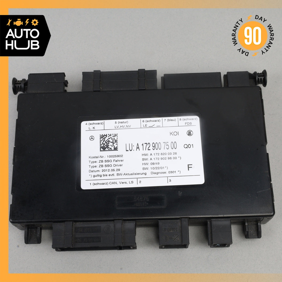 08-18 Mercedes W212 E350 CLS63 SLK250 Seat Control Module Front Left Side OEM - photo 7