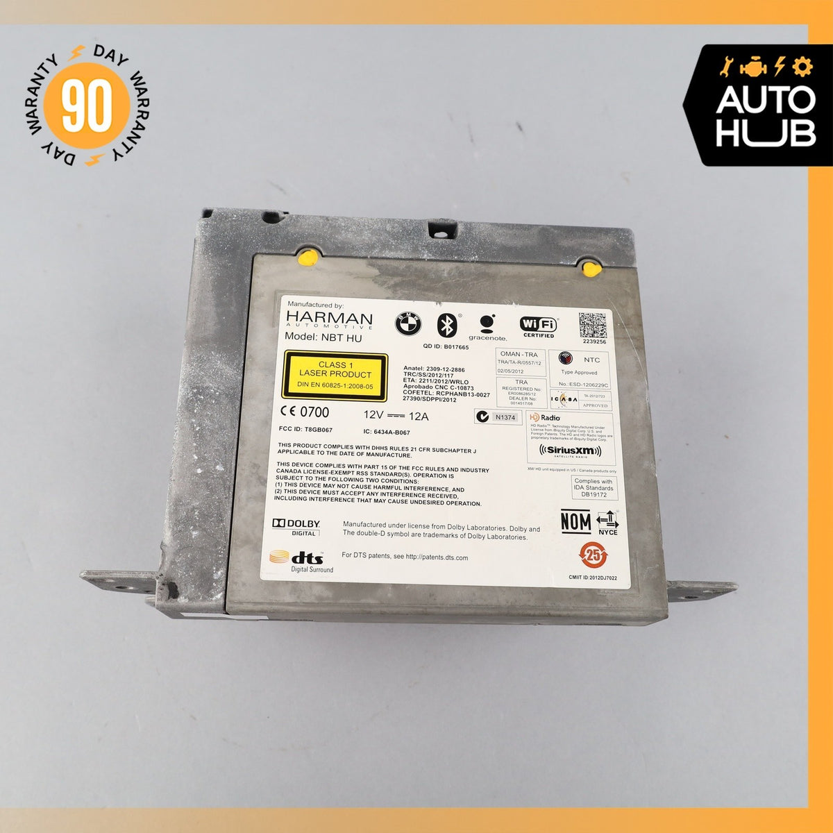 14-17 BMW i3 I01 Hybrid NBT HU Audio Radio Head Unit FM Player OEM 43k - photo 7