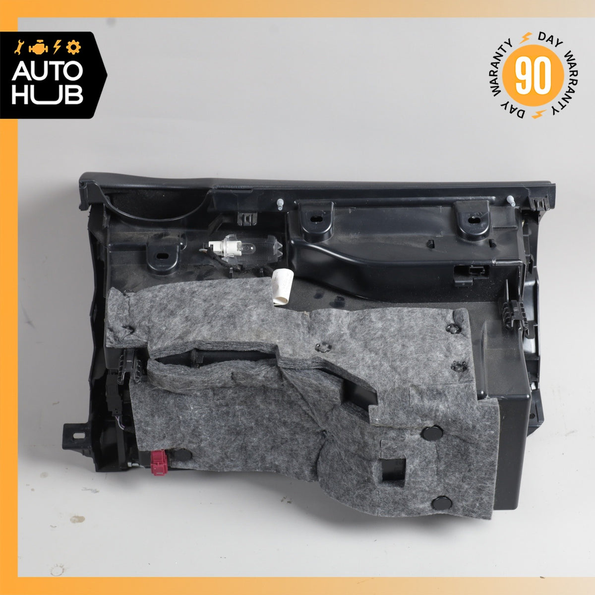 15-21 Mercedes W205 C63 AMG C400 C450 Dashboard Glove Box Compartment Black OEM - photo 12