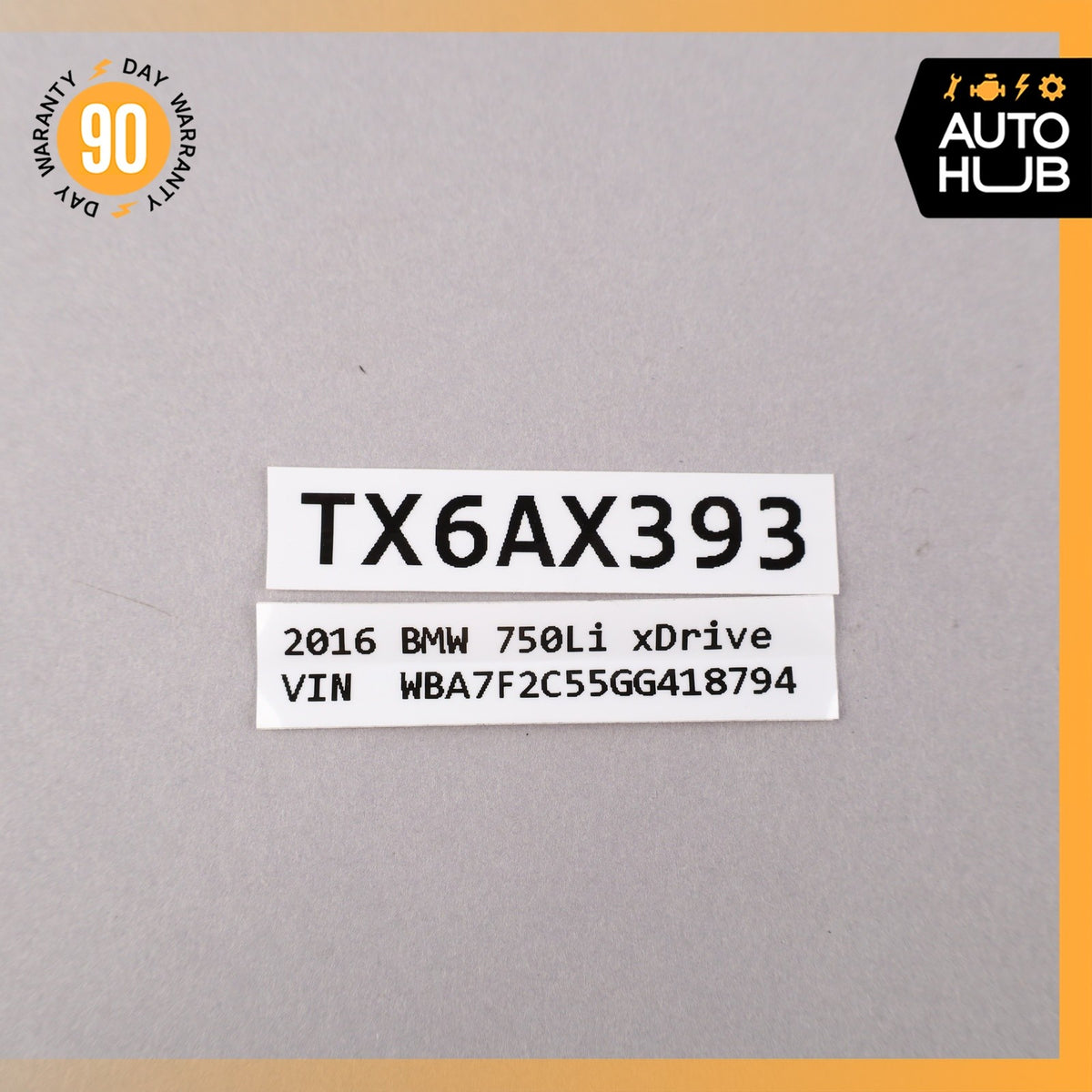 BMW G12 750Li DRL Daytime Running Light Lamp Control Module 63117440360 OEM - photo 8