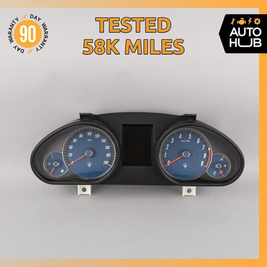10-12 Maserati GranTurismo M145 4.7L Instrument Cluster Speedometer OEM 58k - photo 1