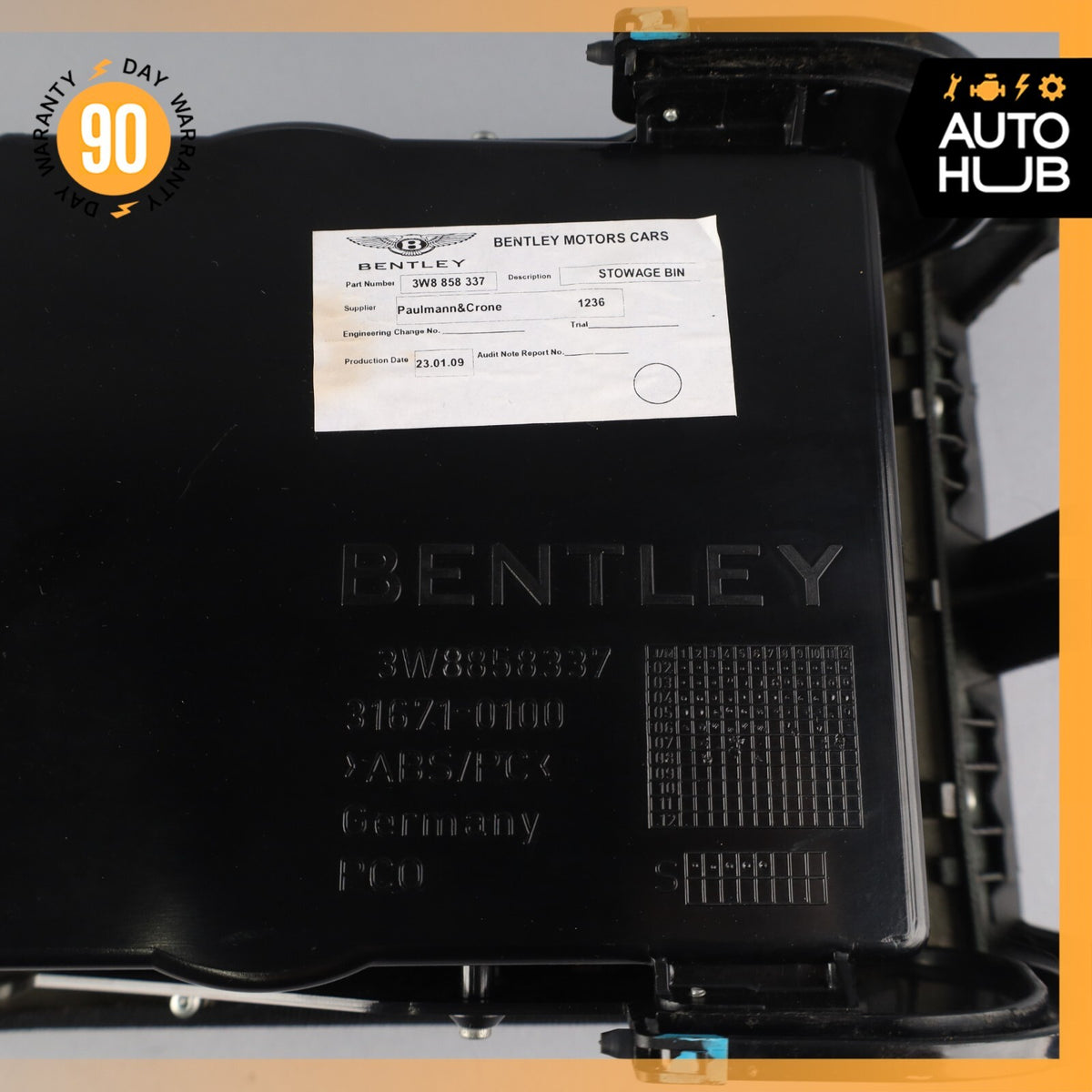 03-13 Bentley Continental GTC Speed Center Console Shifter Trim Bezel OEM 83k - photo 15