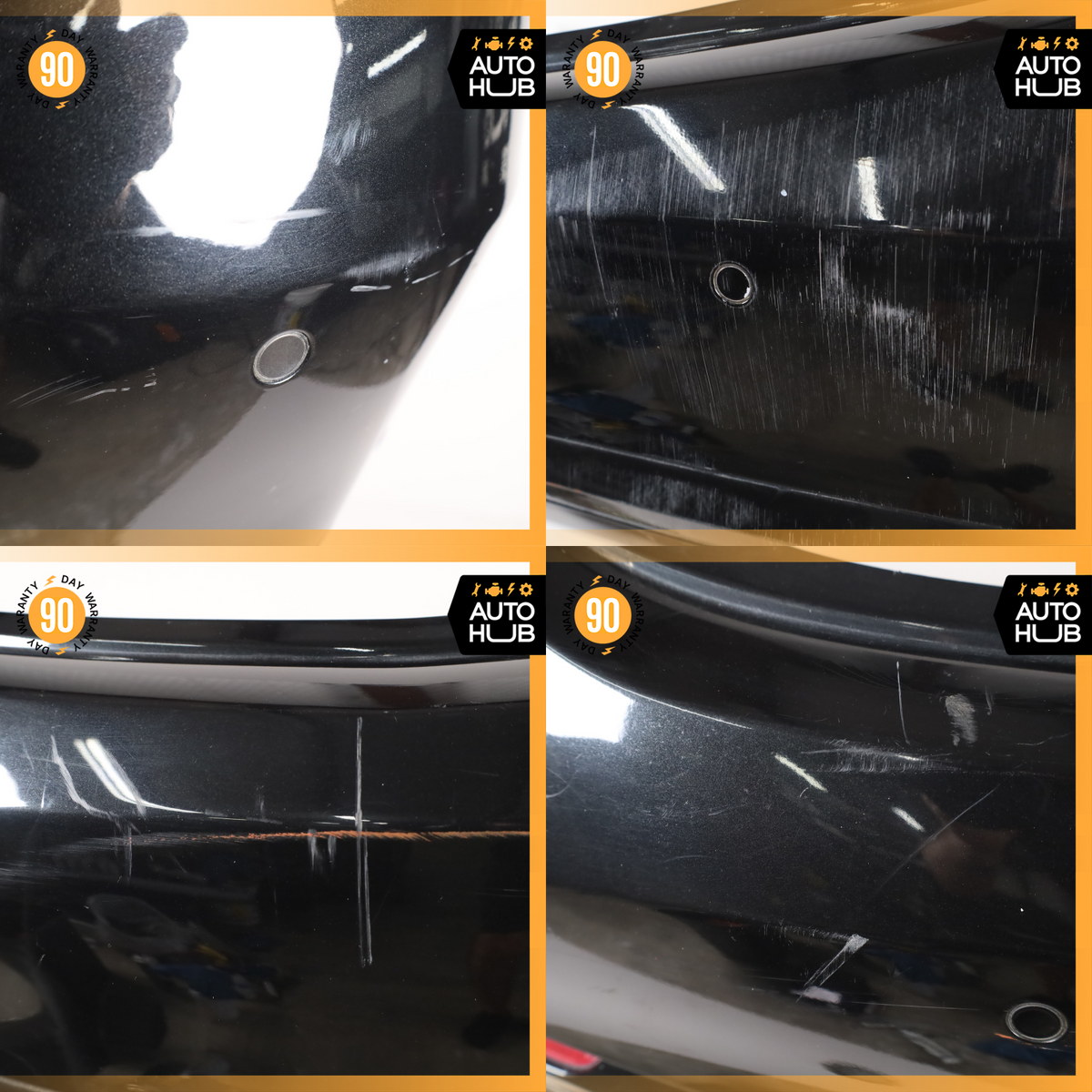 14-17 Mercedes W222 S600 S550 MAYBACH Base Rear Bumper Cover Assembly Black OEM - photo 19