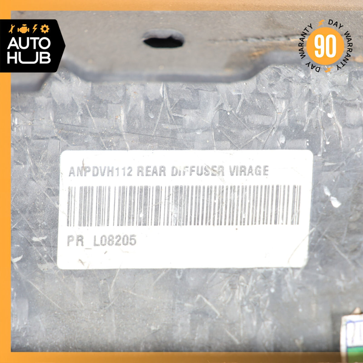 13-16 Aston Martin DB9 Rear Bumper Cover Assembly w/ Carbon Fiber Diffuser OEM - photo 18
