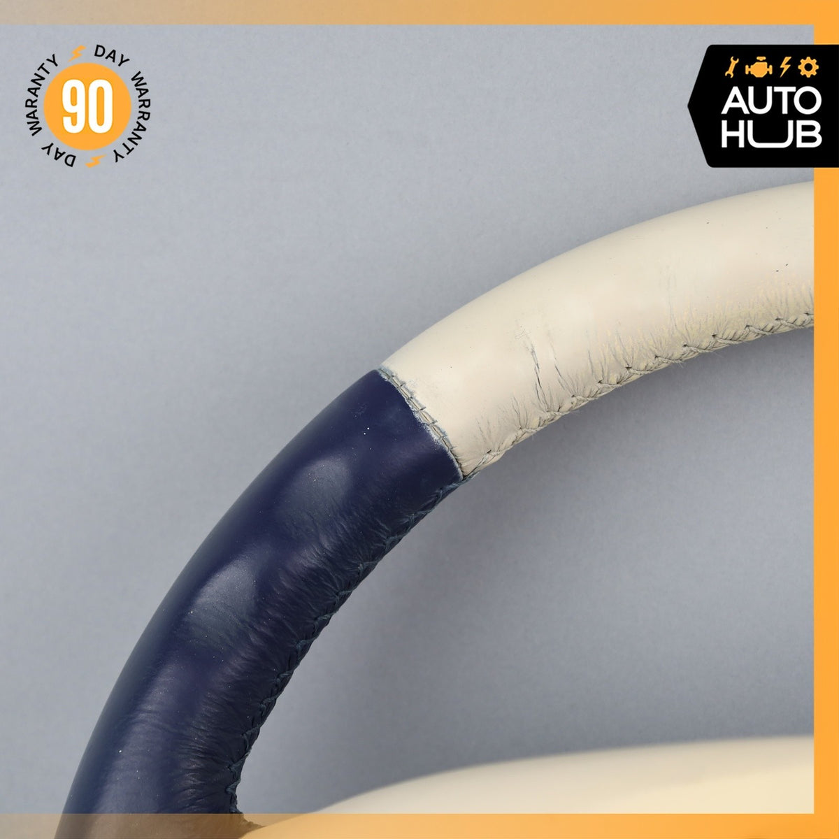 99-02 Bentley Arnage Steering Wheel Beige Blue PH27727PB OEM 42k - photo 10