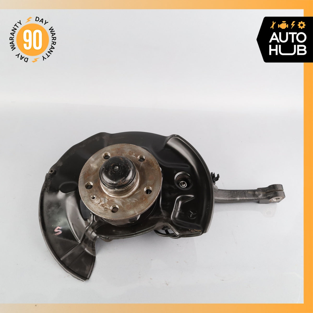 Mercedes W140 CL600 300SE Front Right Side Spindle Knuckle Hub OEM 63k - photo 2
