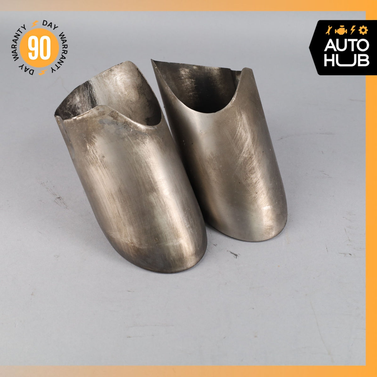 14-16 Porsche Panamera 970 Right Exhaust Mufflers Muffler Tips Set OEM 86k - photo 3