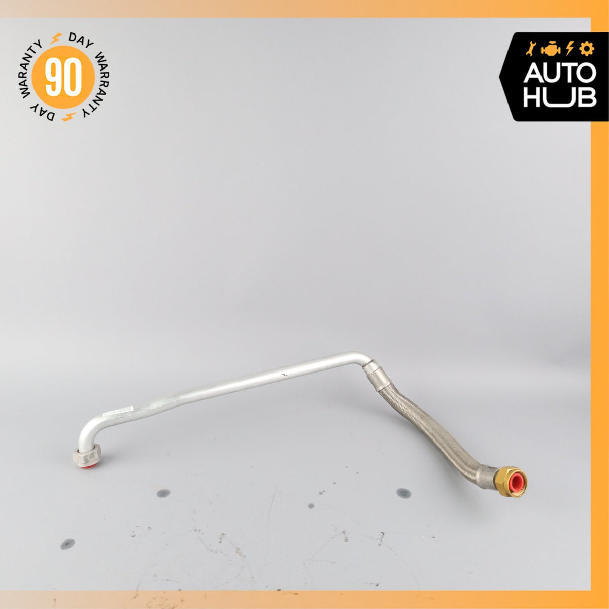 02-07 Maserati M138 4200 Coupe CC Engine Heat Exchanger Oil Feed Line OEM 20k - photo 2