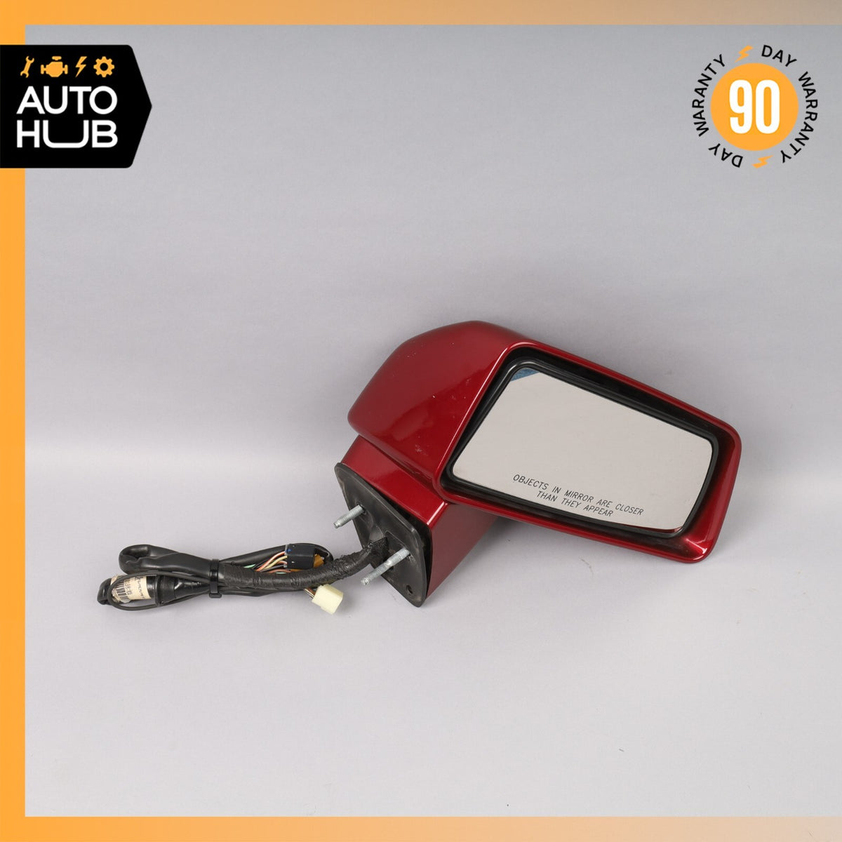 06-09 Cadillac XLR Right Side Rear View Door Mirror Red Jewel Tricoat OEM 58k - photo 2