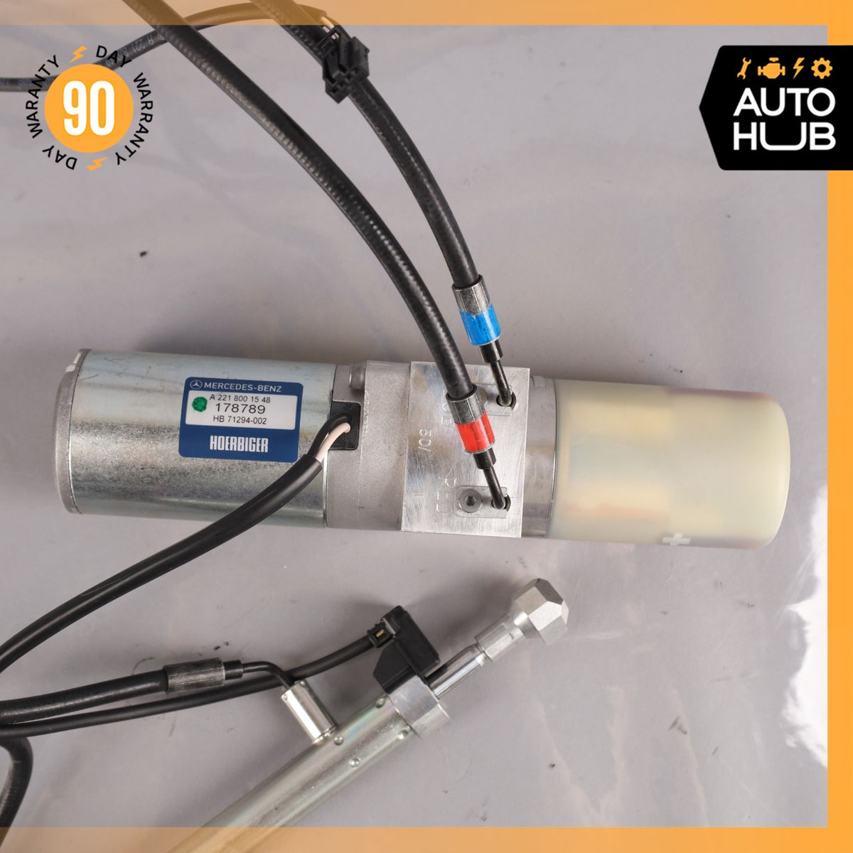 07-13 Mercedes W221 S550 S600 Trunk Lid Locking Hydraulic Pull Down Pump w/ Case - photo 5