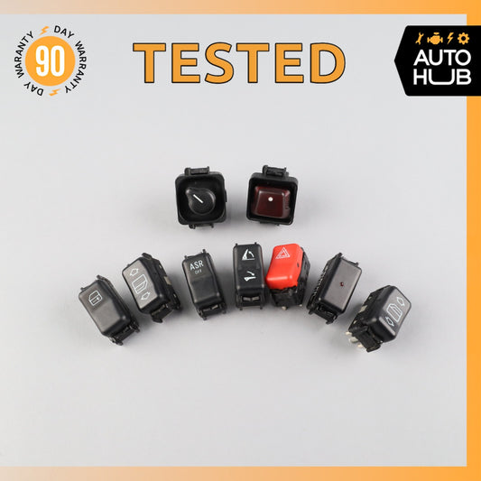 Mercedes R129 SL320 SL500 Center Console Control Switch Buttons Set OEM - photo 1