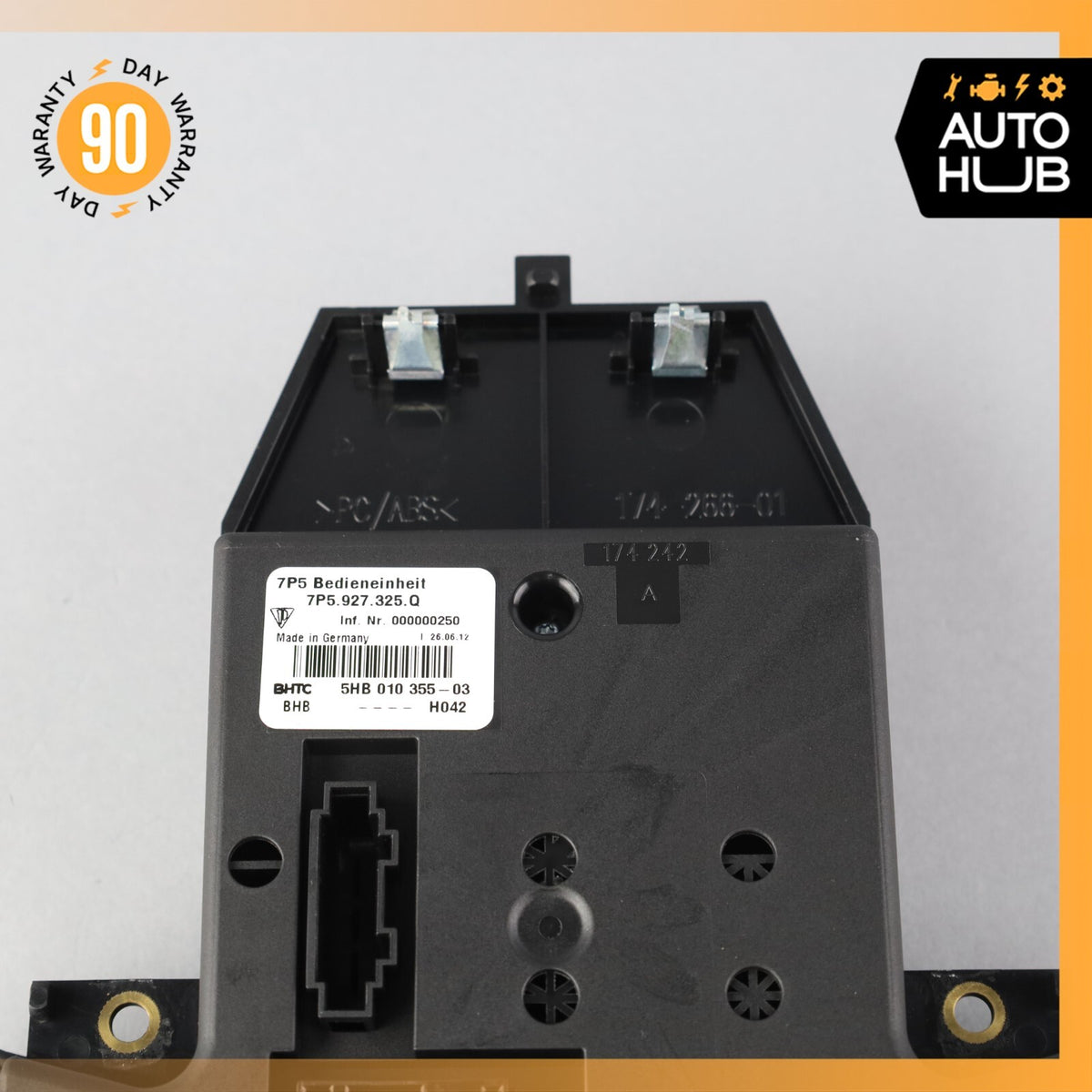 11-14 Porsche Cayenne 958 Rear Seat Heat Lock Switch Control Panel OEM - photo 8