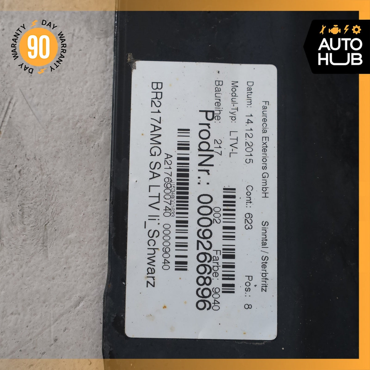 15-21 Mercedes W217 S550 S63 AMG Sport Left Side Skirt Rocker Panel Molding OEM - photo 17