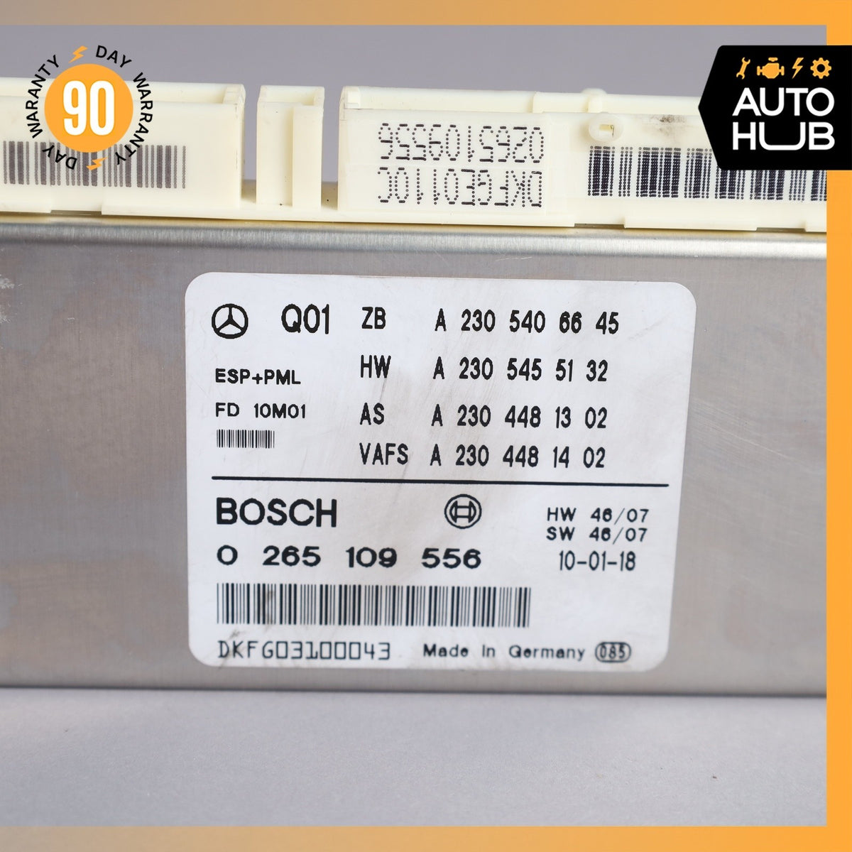09-10 Mercedes R230 SL550 SL500 ABS Anti Lock Brake Control Module ESP OEM 62k - photo 9
