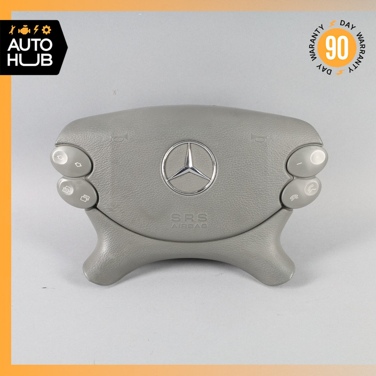 Mercedes R230 SL500 SL55 AMG CLK500 E350 Steering Wheel Airbag Air Bag Gray OEM - photo 1