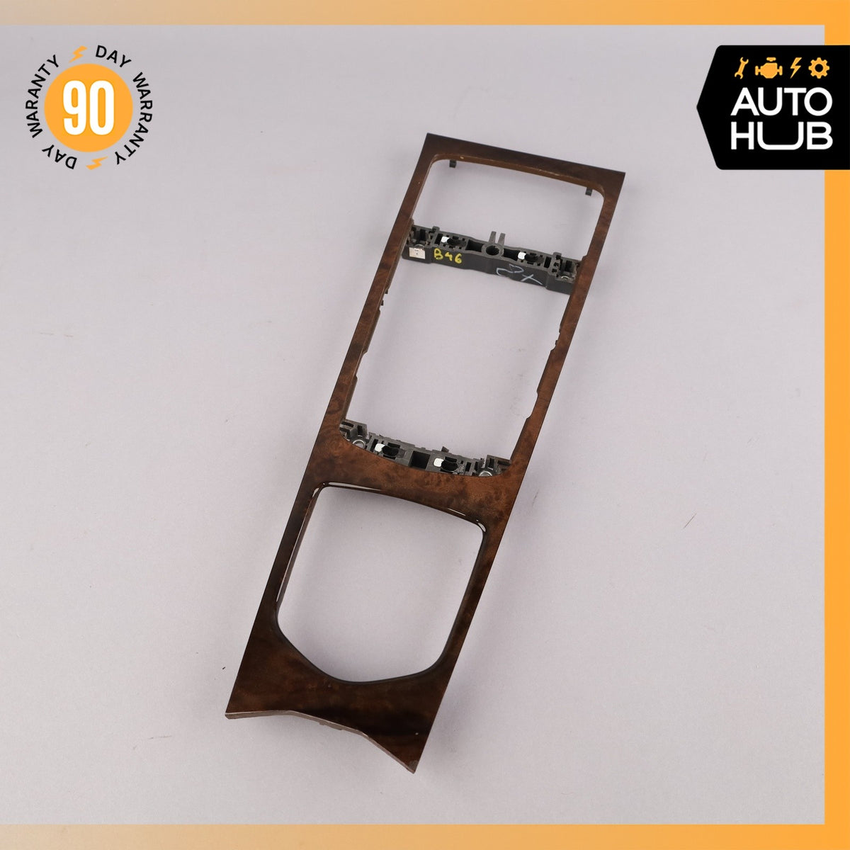10-16 Porsche Panamera 970 Front Console Shifter Bezel Trim Wood OEM - photo 1
