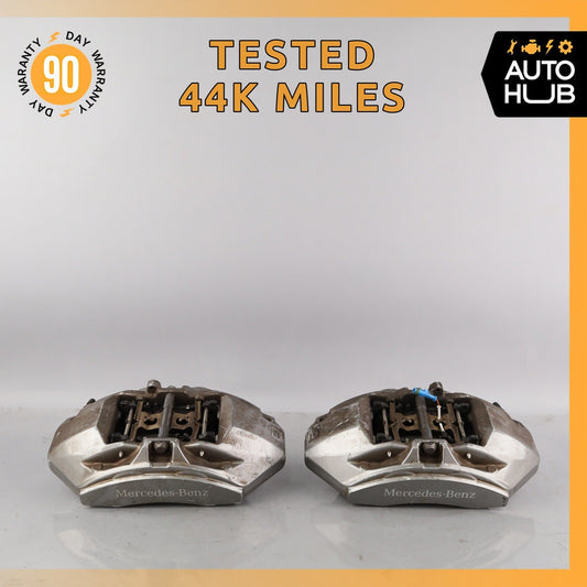 14-21 Mercedes W222 S450 S560 Front Left And Right Brake Calipers Set OEM 44k - photo 1