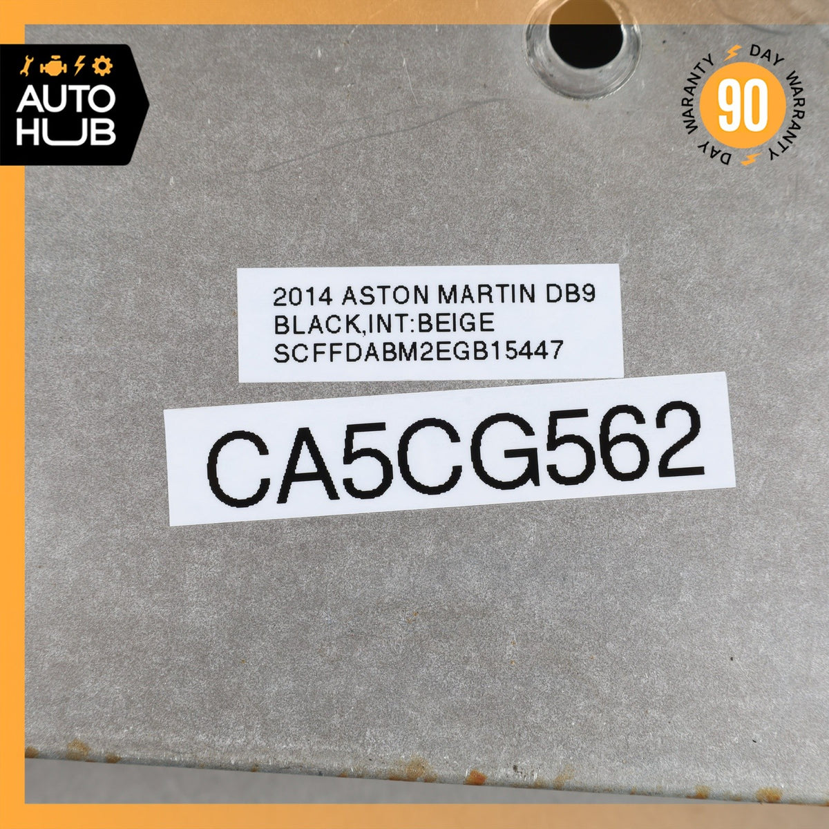 Aston Martin DB9 Left Exhaust Manifold Upper Heat Shield Panel 4G439A462AC OEM - photo 7
