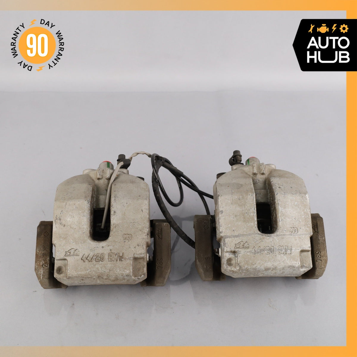 BMW F15 X5 Rear Left & Right Brake Caliper Calipers Set 34216776787 OEM 41k - photo 5