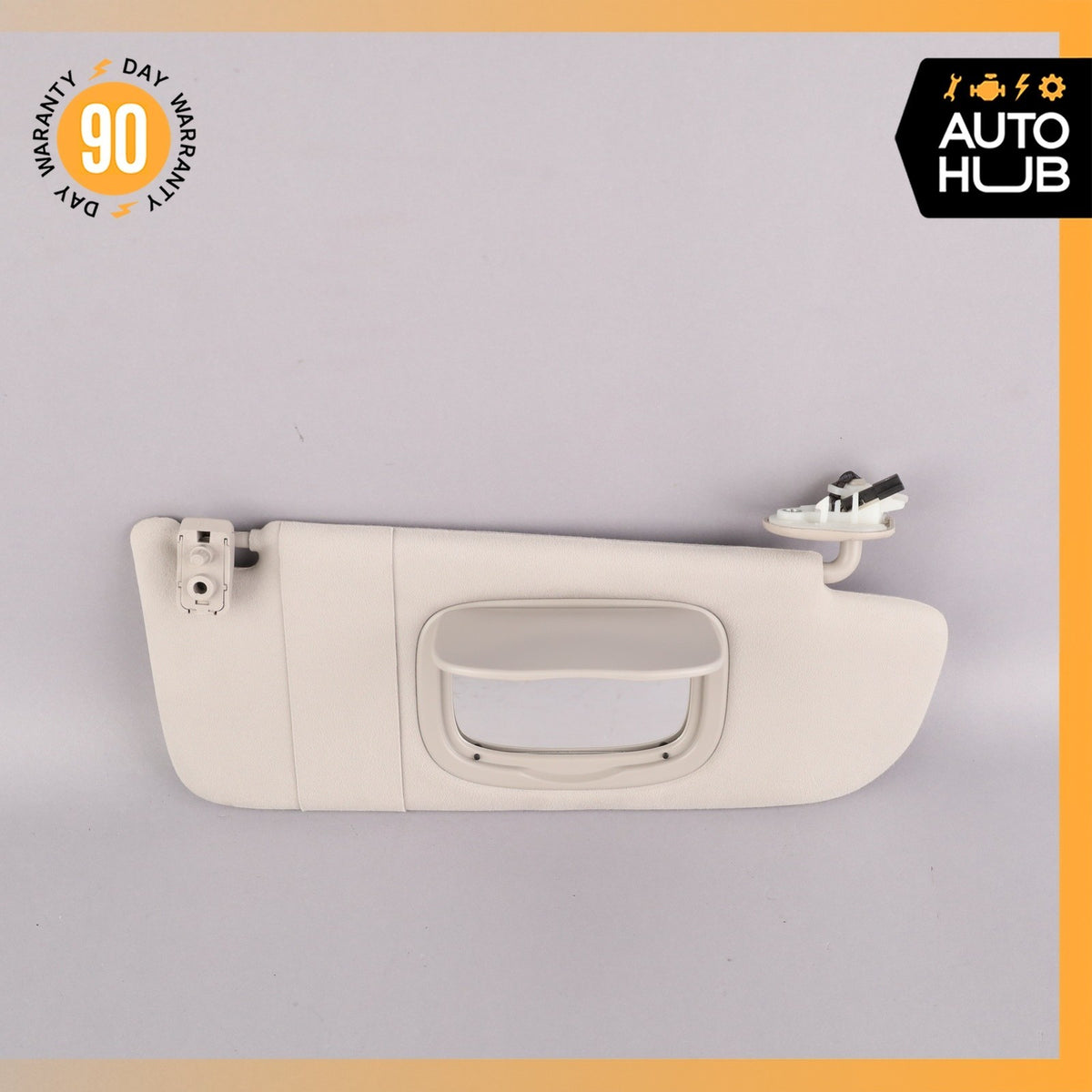 14-17 Maserati Quattroporte M156 Ghibli M157 Right Sun Visor Shade Gray OEM 46k - photo 5