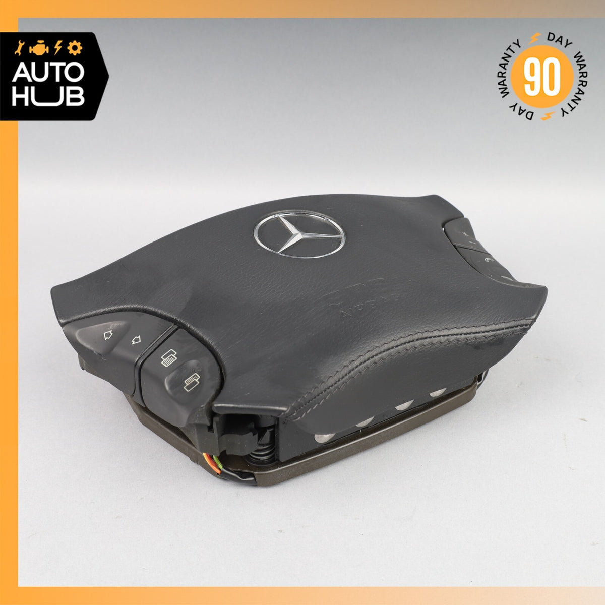 00-06 Mercedes W215 CL500 S350 CL55 AMG Steering Wheel Air Bag Airbag Black OEM - photo 6