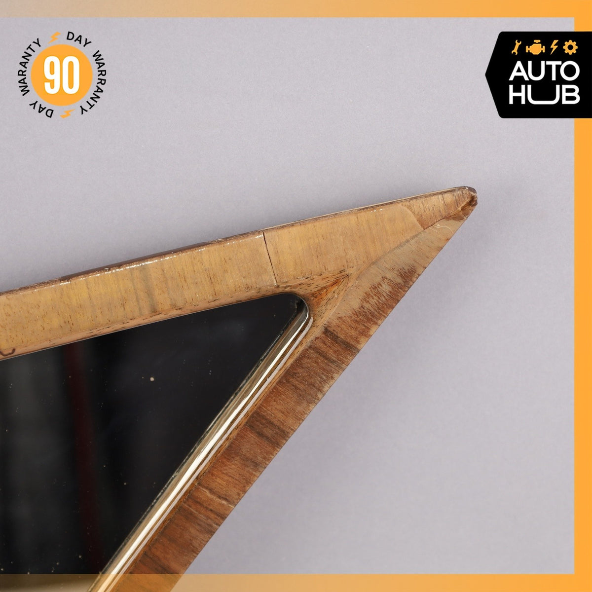 81-98 Rolls Royce Seraph Spirit Rear Right Quarter Vanity Glass Mirror Wood OEM - photo 3