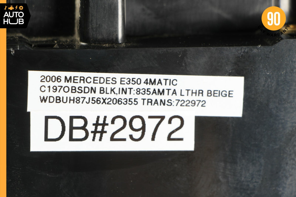 04-09 Mercedes W211 E350 E320 Center Console Radio Trim Bezel Panel OEM - photo 11