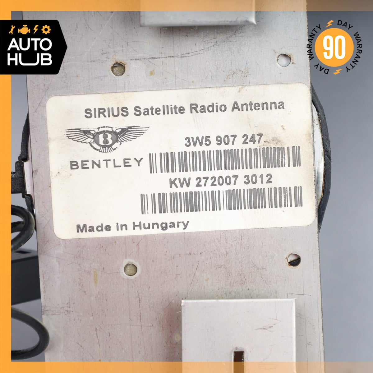 2008 Bentley Continental Flying Spur Satellite Radio Control Module Antena OEM - photo 10