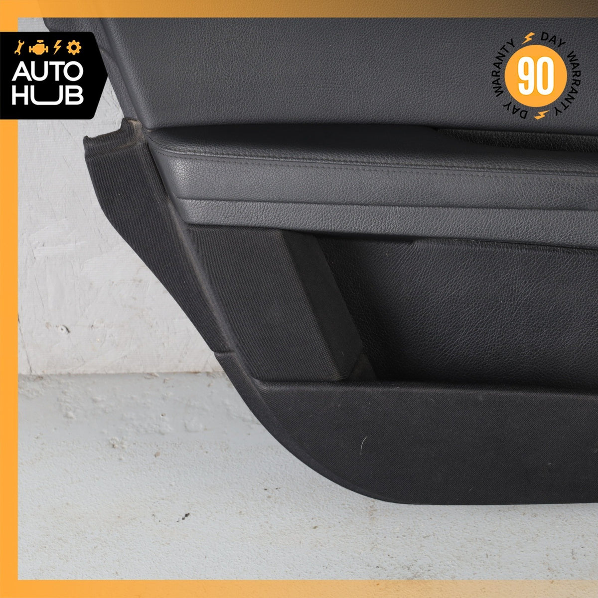 07-09 Mercedes W211 E350 E550 Interior Door Panel Front Left Side Black OEM - photo 5